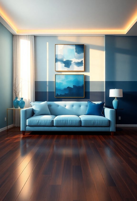 Wall Paintings Idea: Monochromatic Schemes