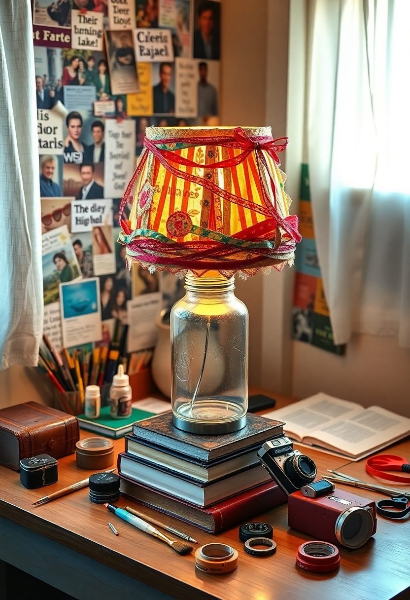 DIY Room Decor Ideas: Upcycled Lamp Shade Designs