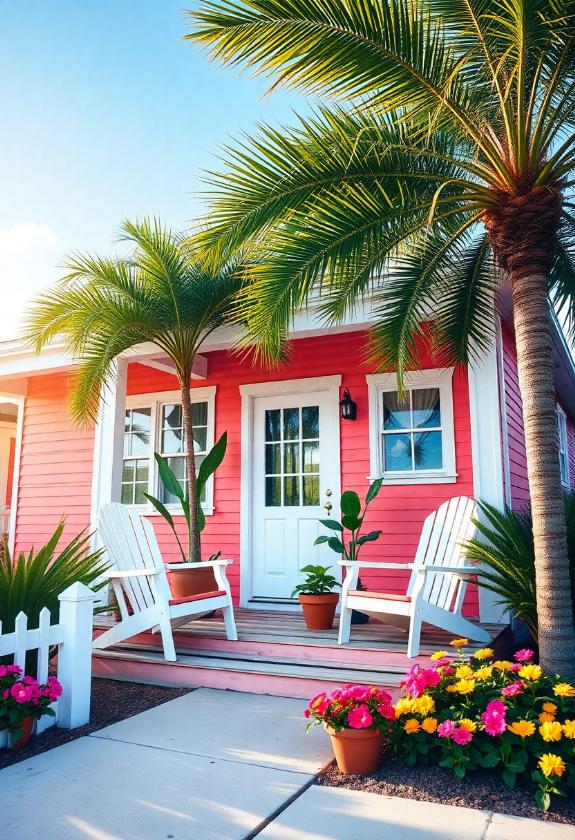 House Paint Colors: Vibrant and Playful: The Use of Coral Pink