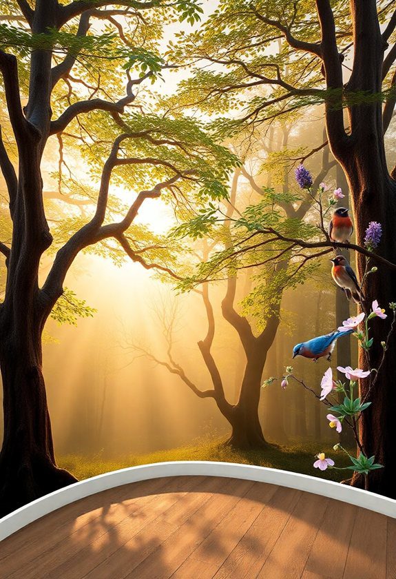 Creative Wall Painting Ideas: Nature-Inspired Murals