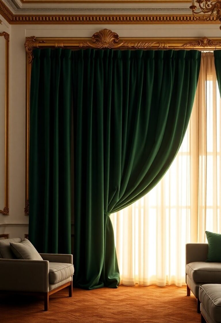 15+ Luxury Curtain Design Ideas Transform Your Living Room!