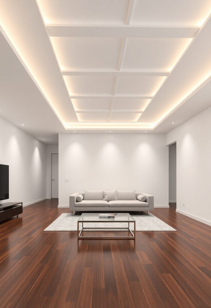 10+ Genius 2-Fan False Ceiling Designs for - A Stylish Home! 1 Genius 2-Fan False Ceiling Design Ideas: Sleek Contemporary False Ceiling Designs