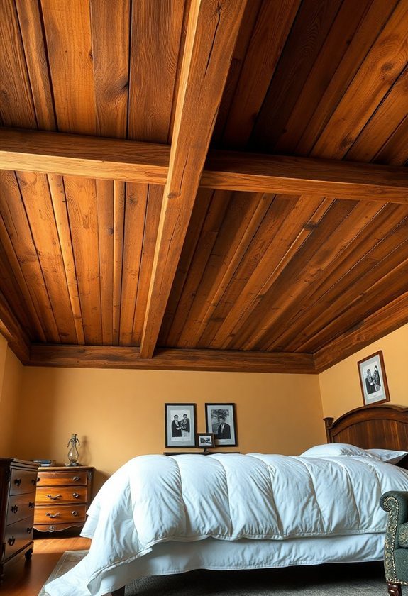 Wooden Ceiling Design Ideas: Distressed Wood Ceiling Designs