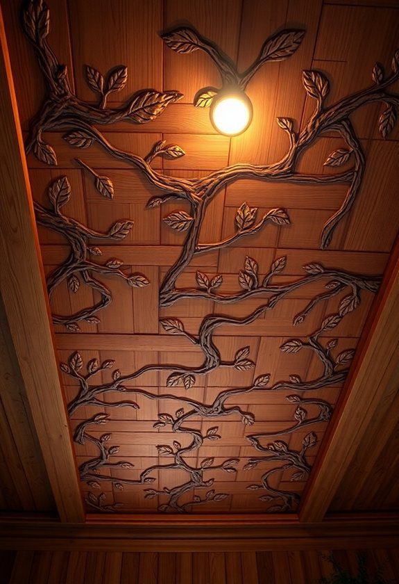 Wooden Ceiling Design Ideas: Enchanted Forest Wooden Ceilings