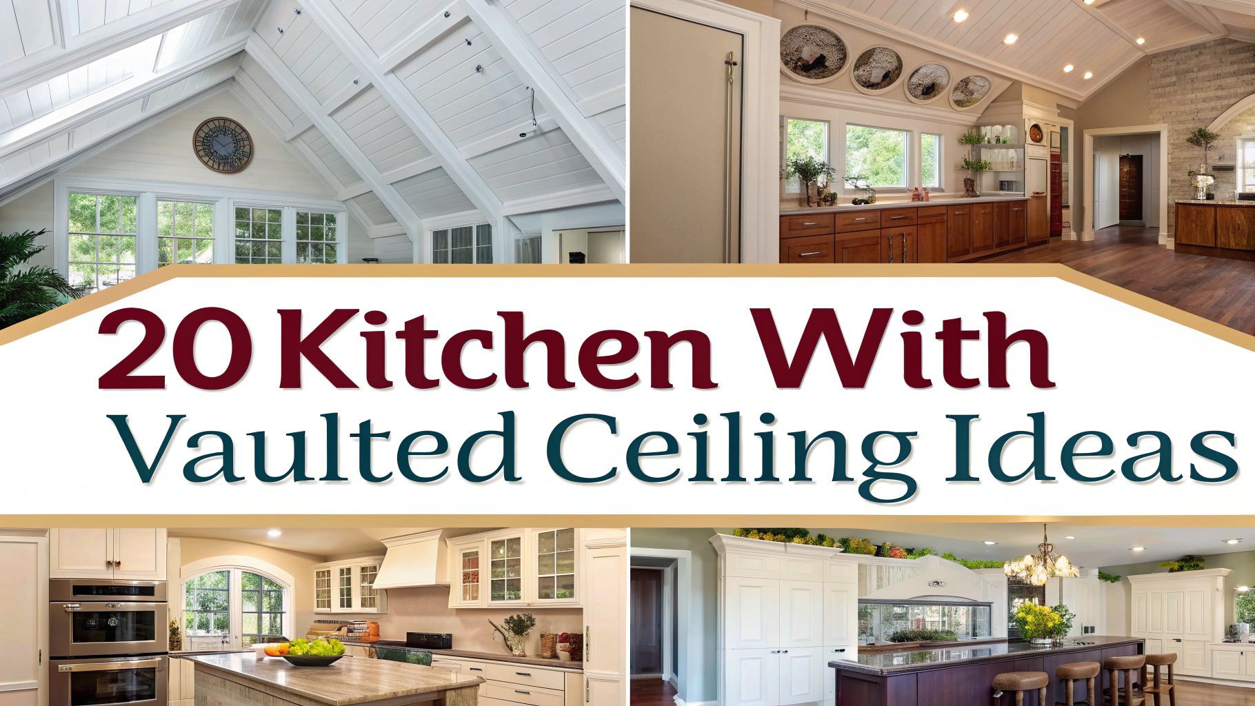 Kitchen With Vaulted Ceiling Ideas