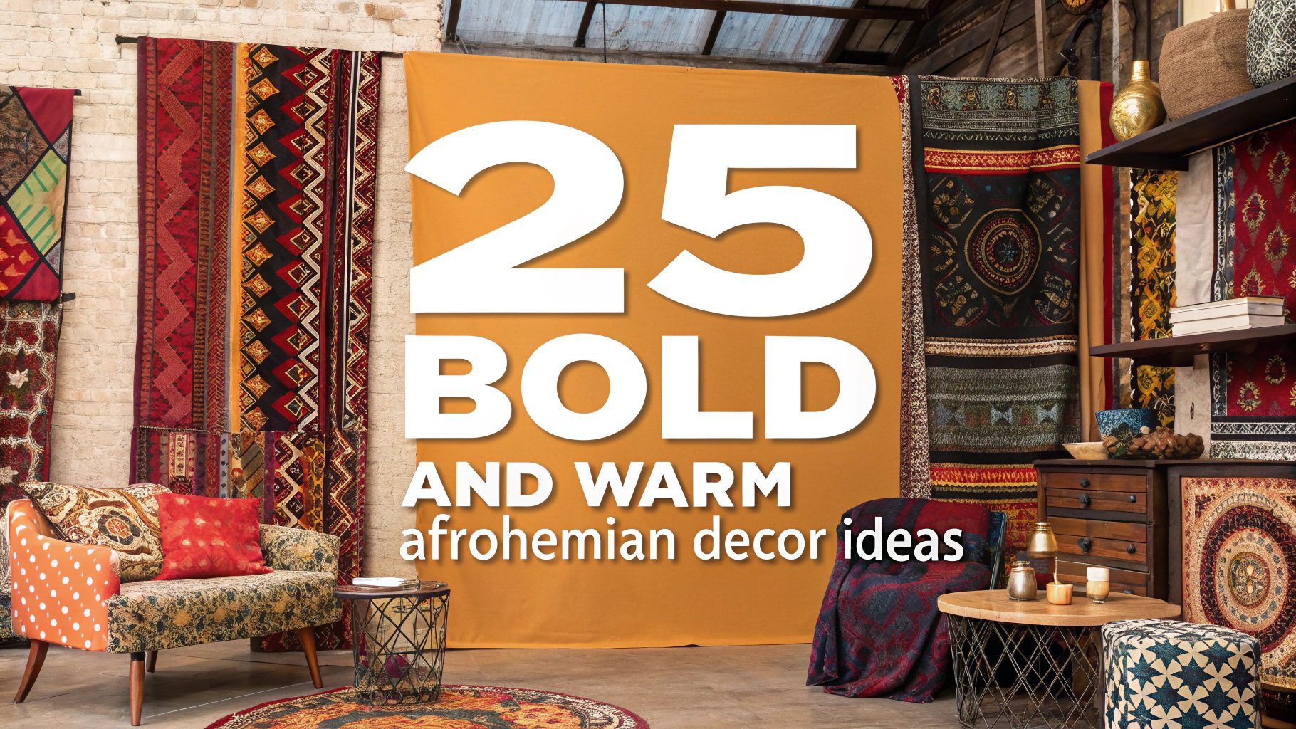 25 Bold And Warm Afrohemian Decor Ideas