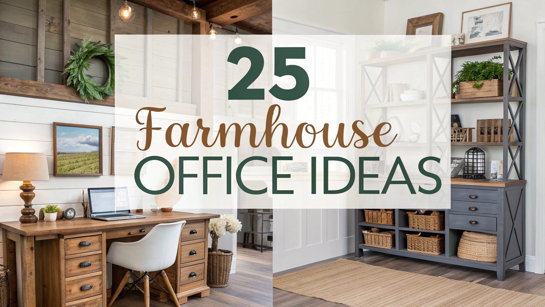 Farmhouse Office Ideas