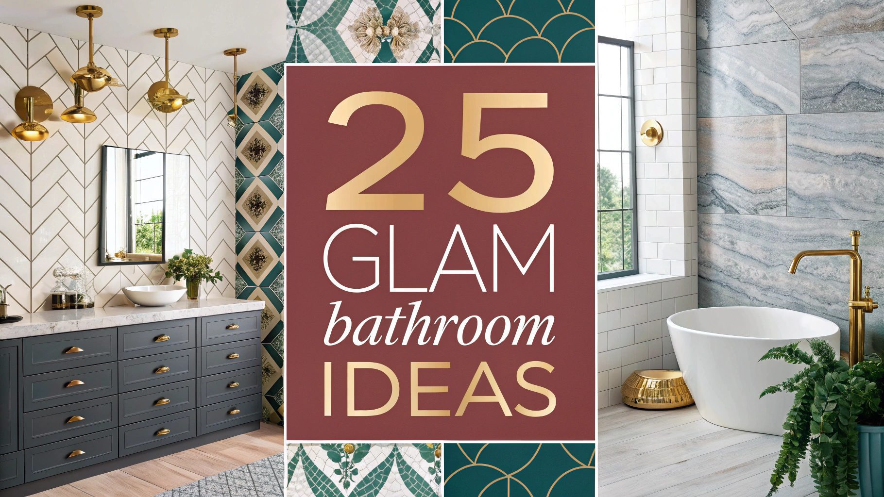 Glam Bathroom Ideas