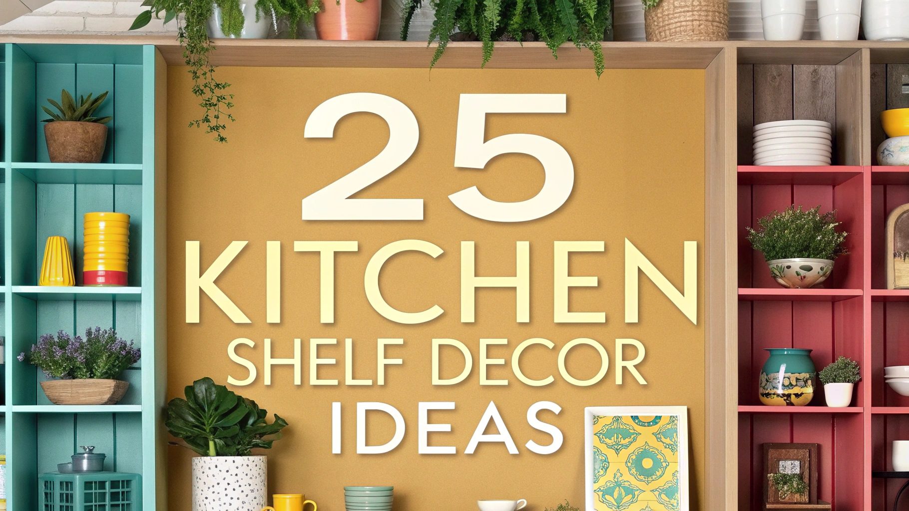 Kitchen Shelf Decor Ideas