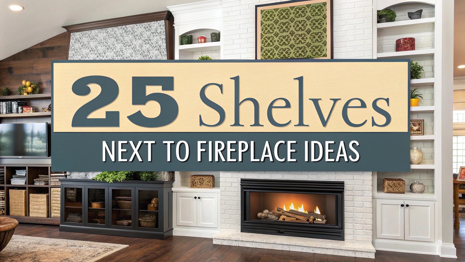 Shelves Next To Fireplace Ideas
