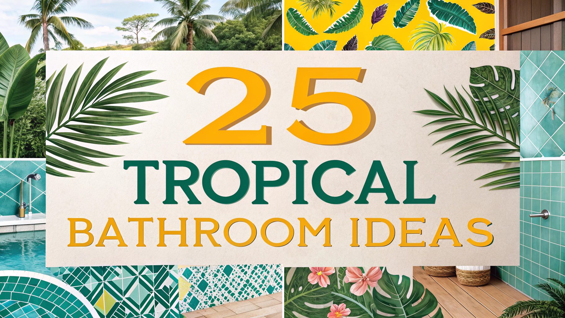 Tropical Bathroom Ideas