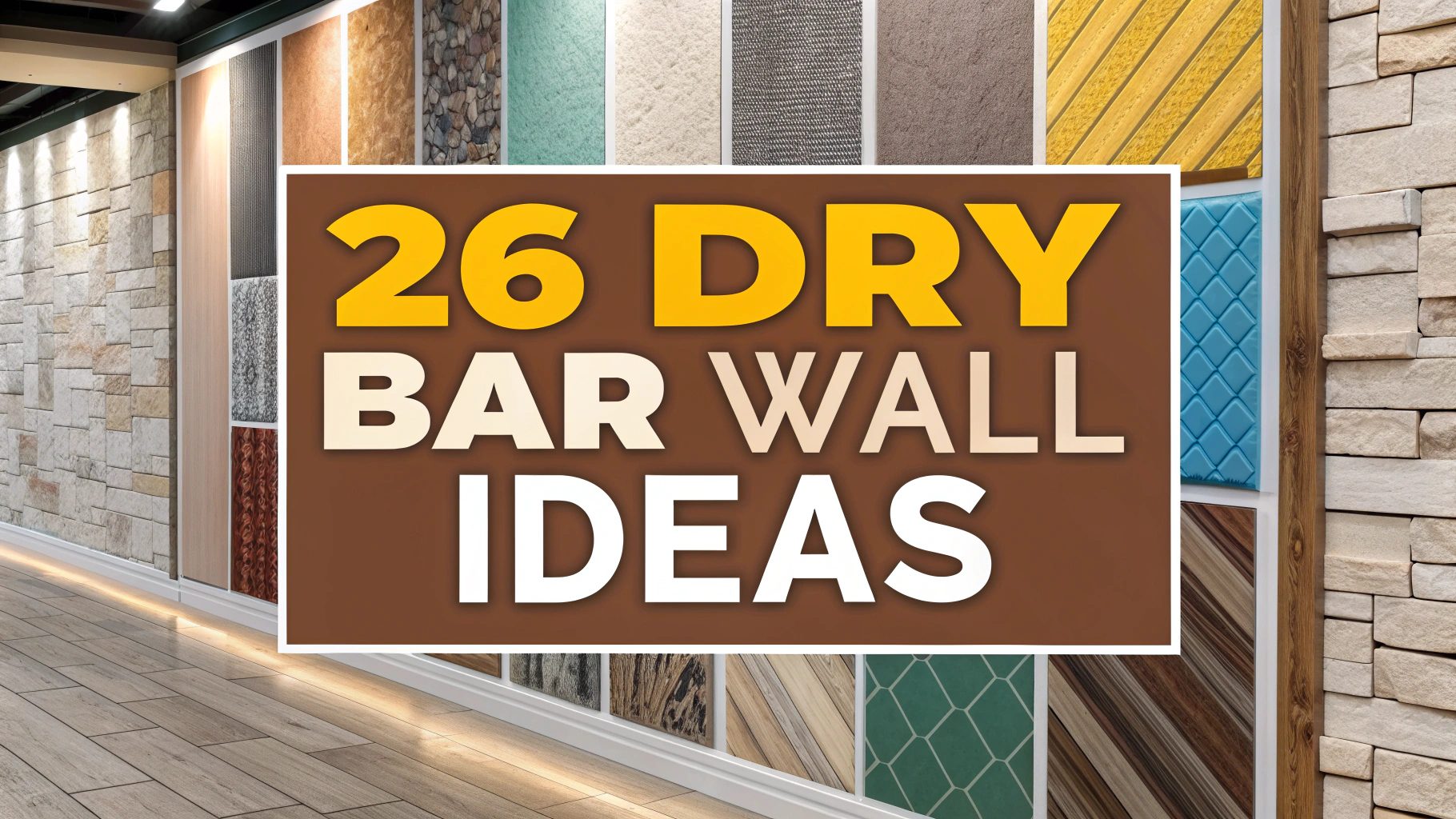 Dry Bar Wall Ideas