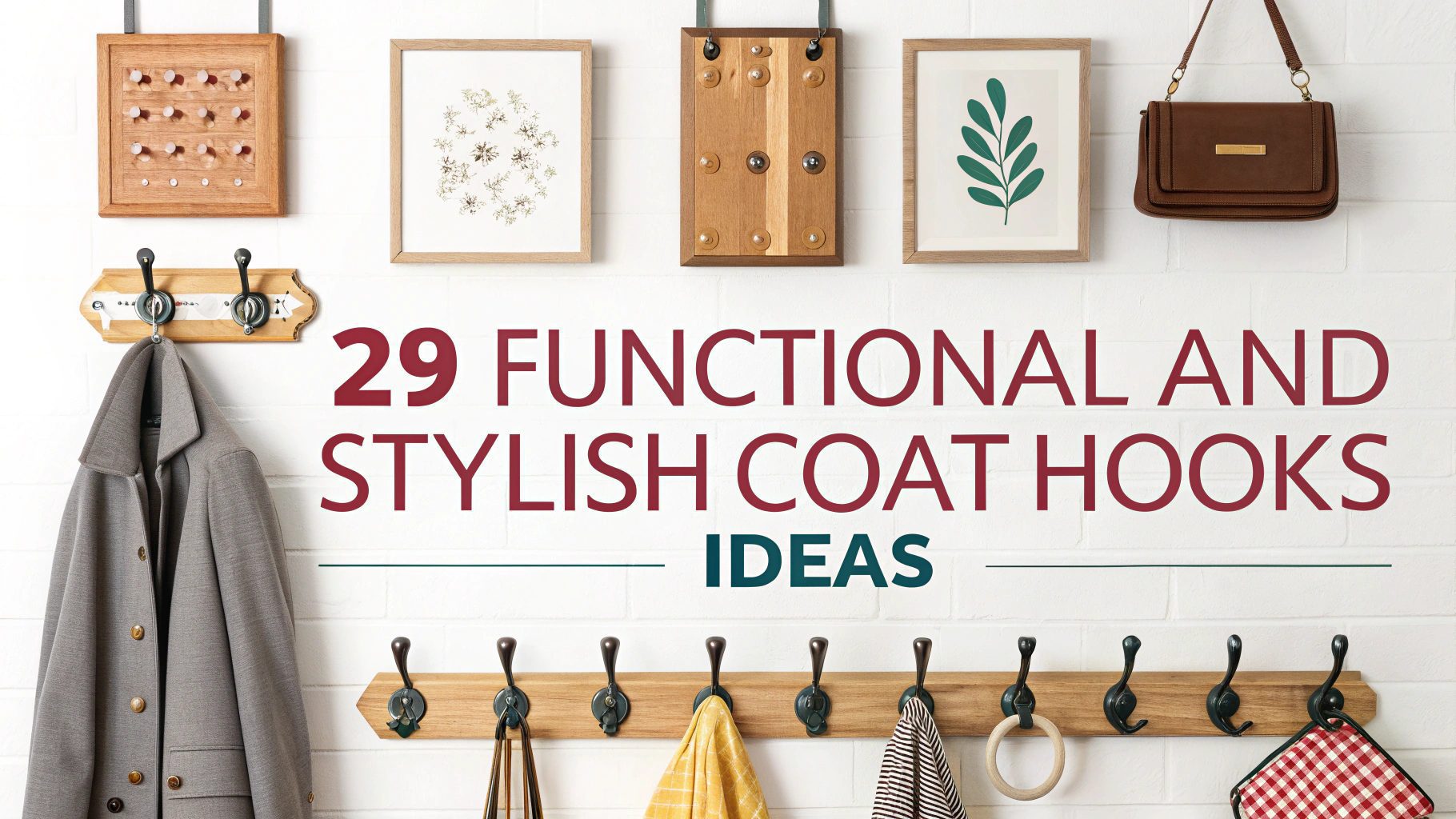 29 Functional And Stylish Coat Hooks Ideas