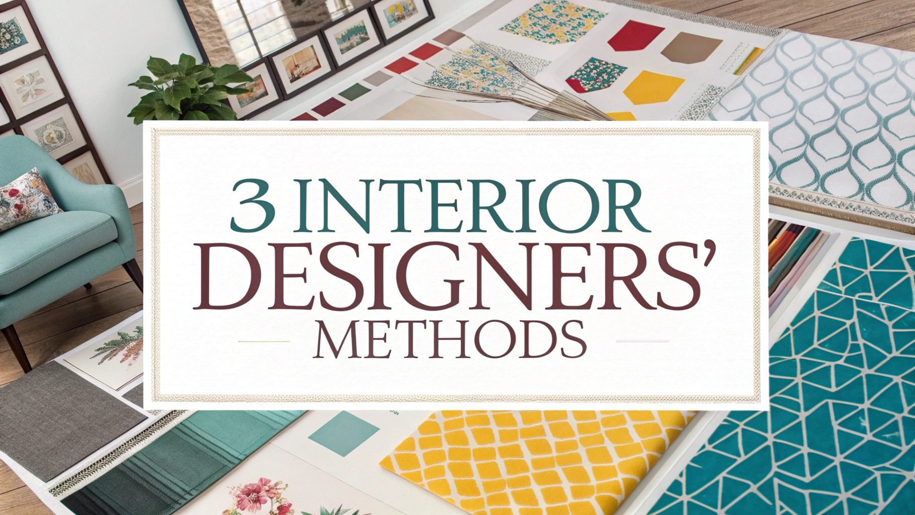 3 Interior Designers’ Methods