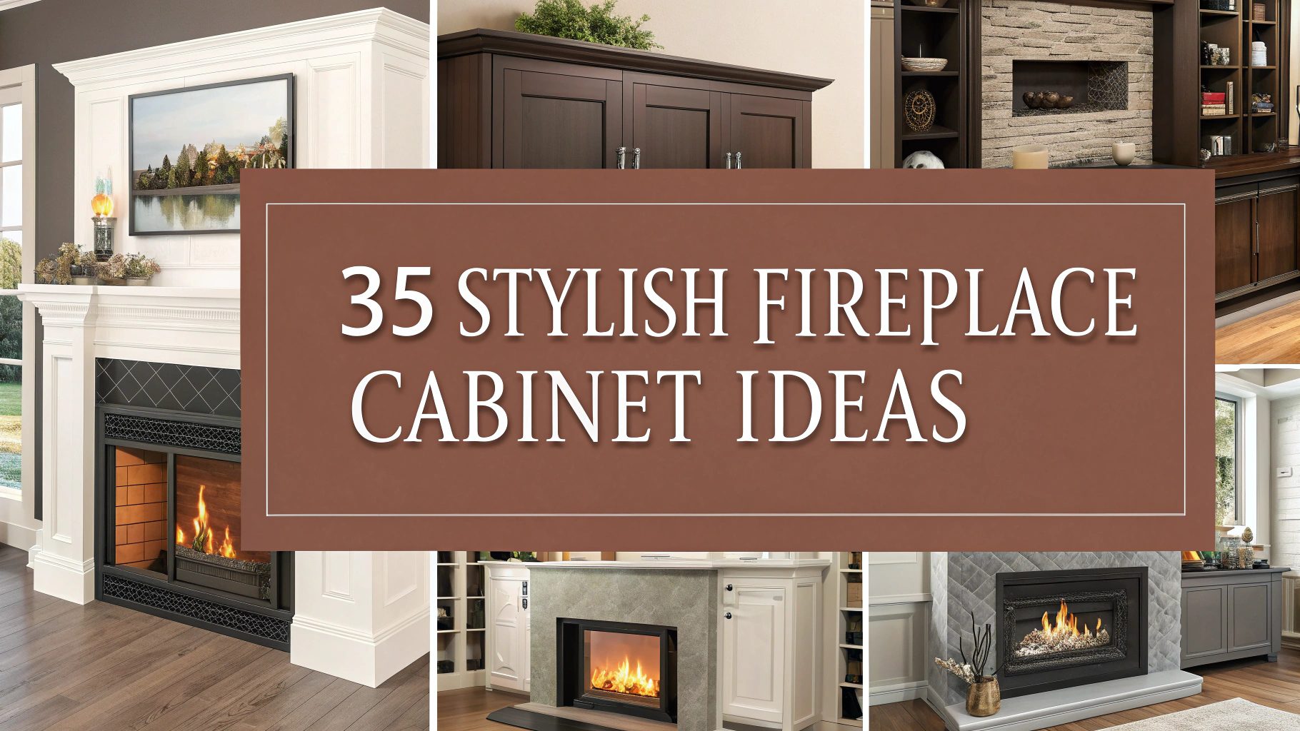 Stylish ​​Fireplace Cabinet Ideas