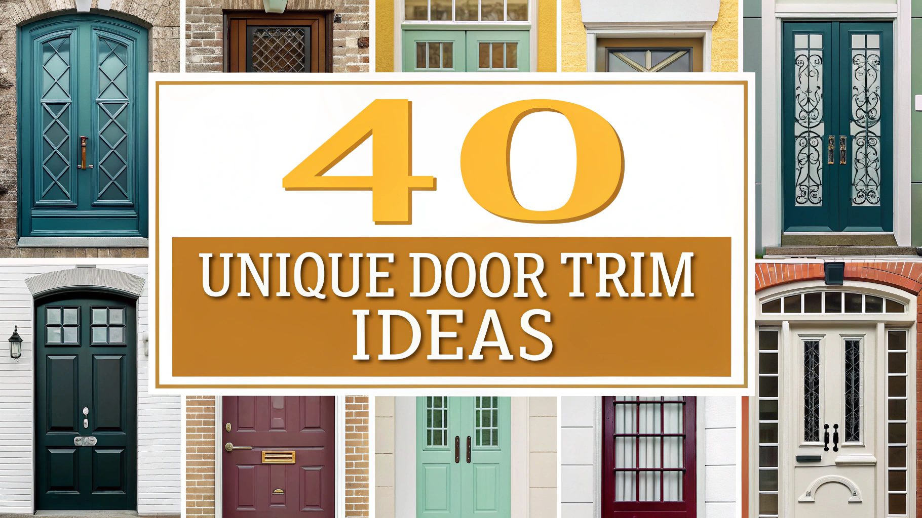 Unique Door Trim Ideas