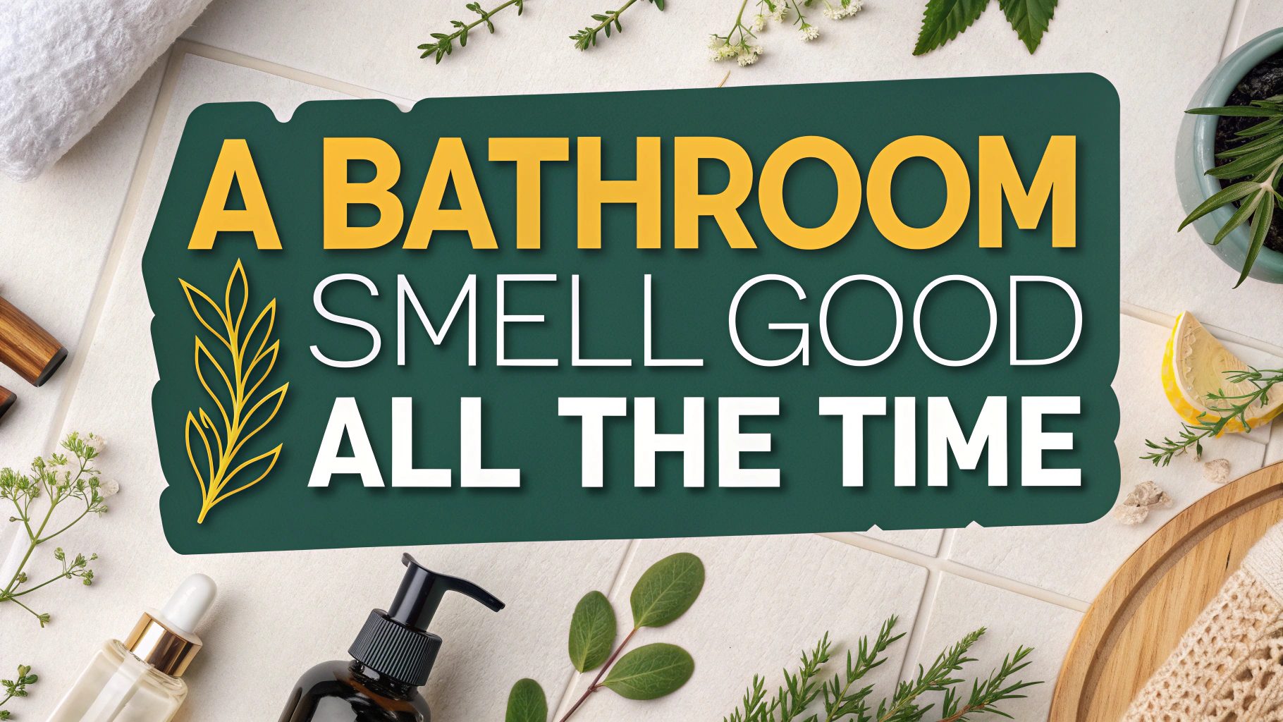 A Bathroom Smell Good All The Time