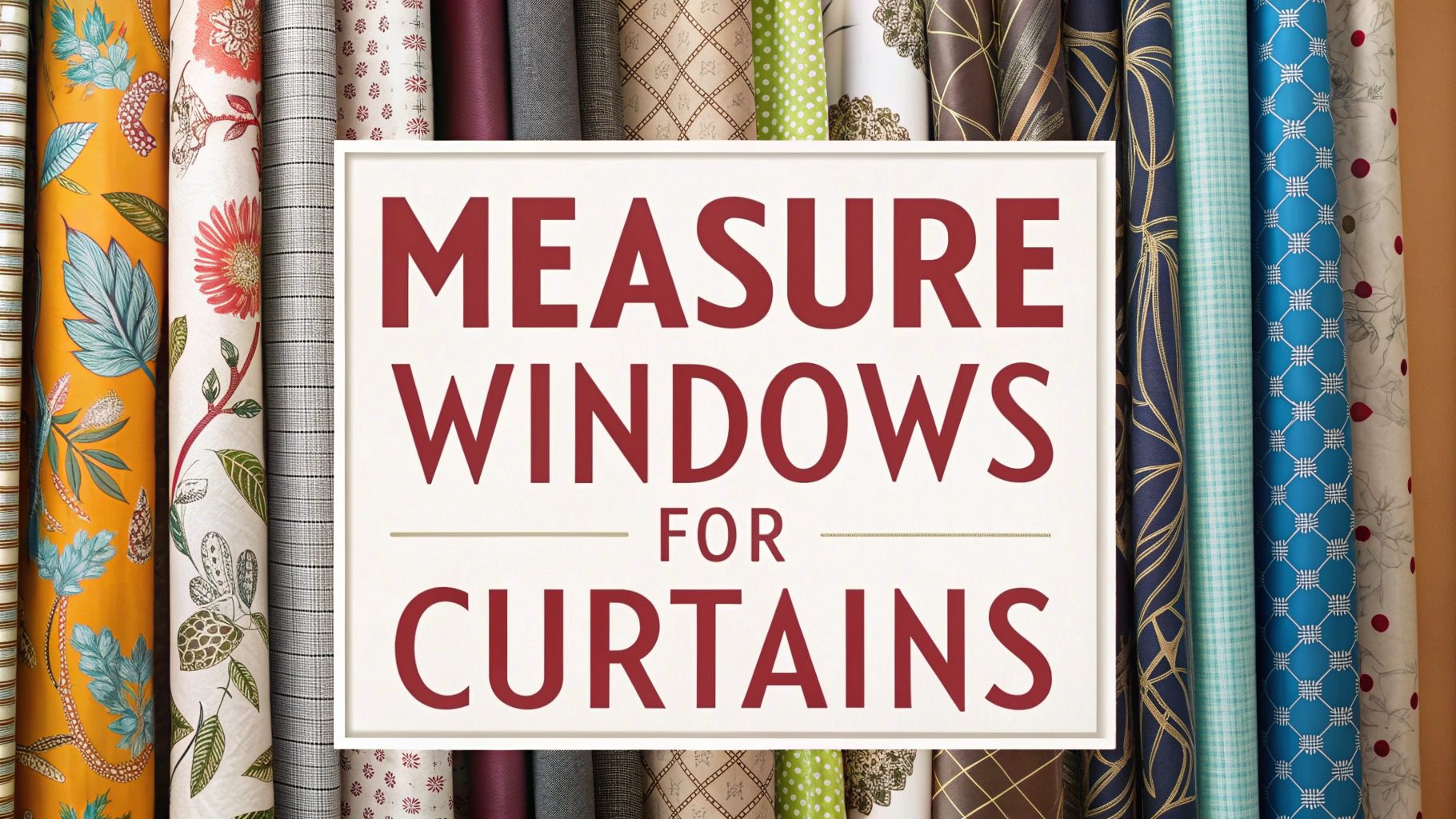 Measure Windows For Curtains