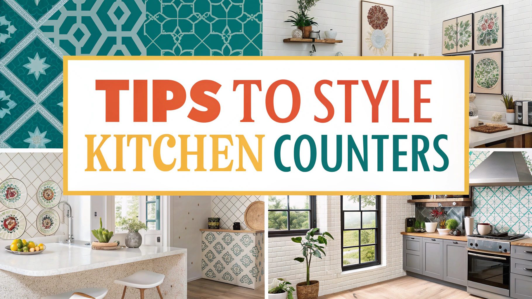 Tips to Style Kitchen Counters