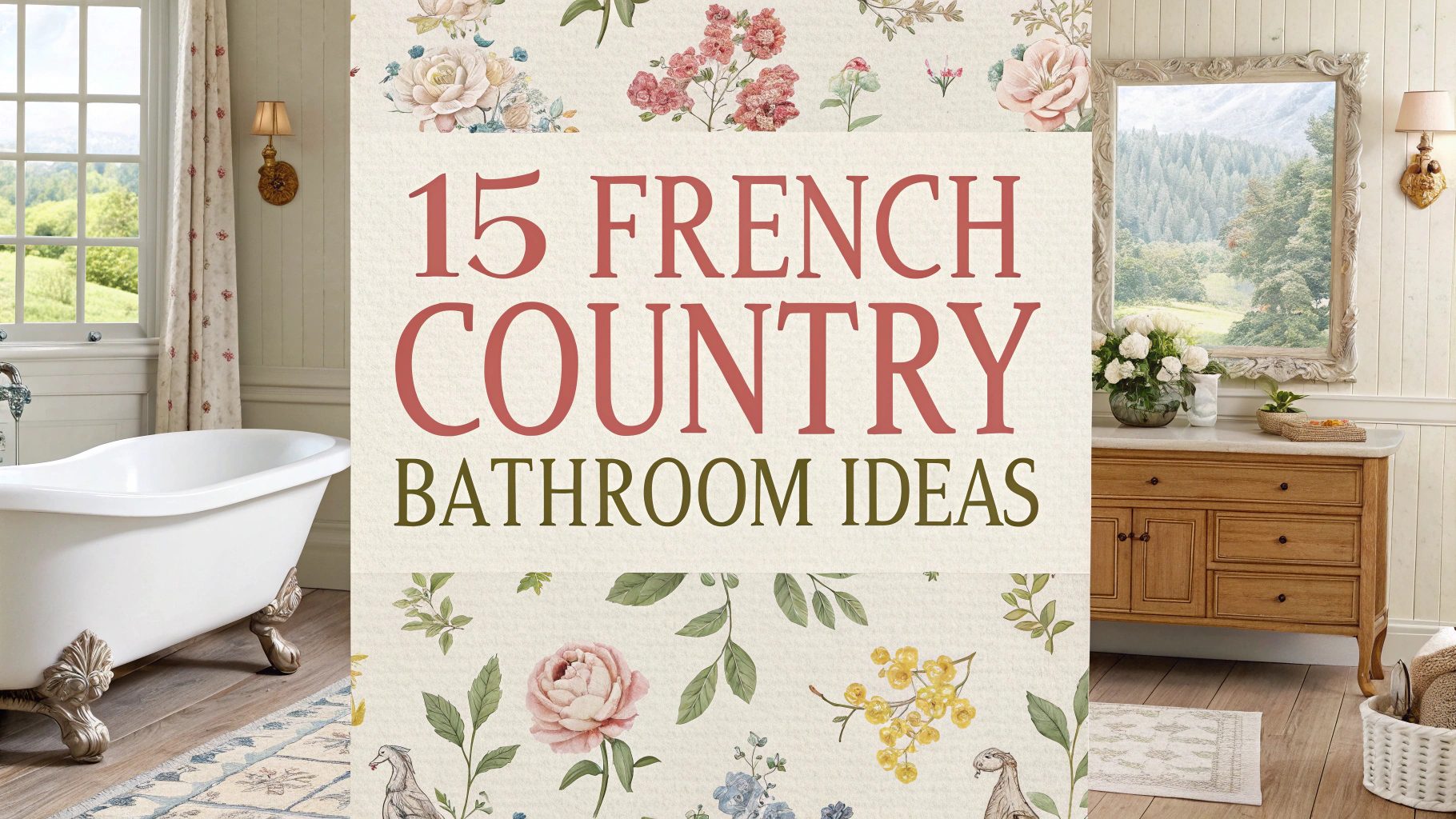 French Country Bathroom Ideas
