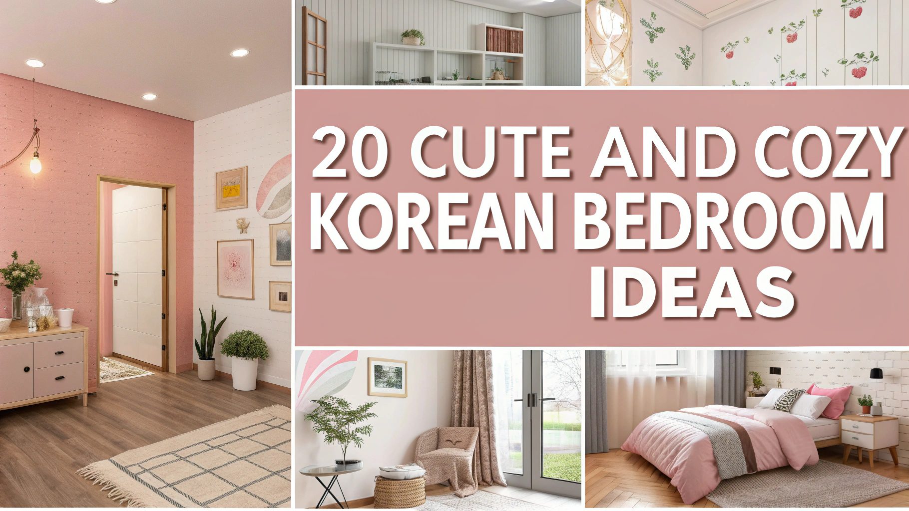 20 Cute And Cozy Korean Bedroom Ideas