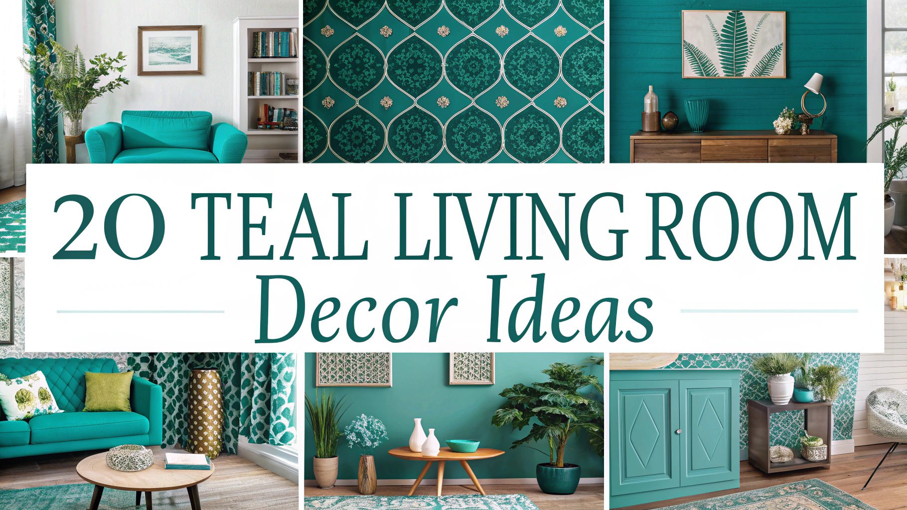 Teal Living Room Decor Ideas