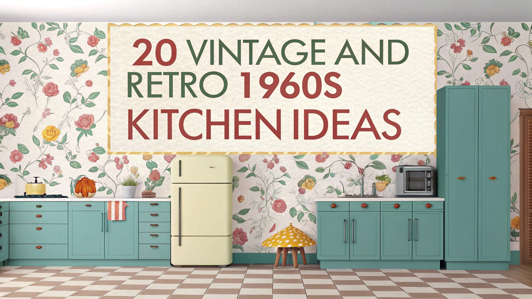 20 Vintage And Retro 1960s Kitchen Ideas