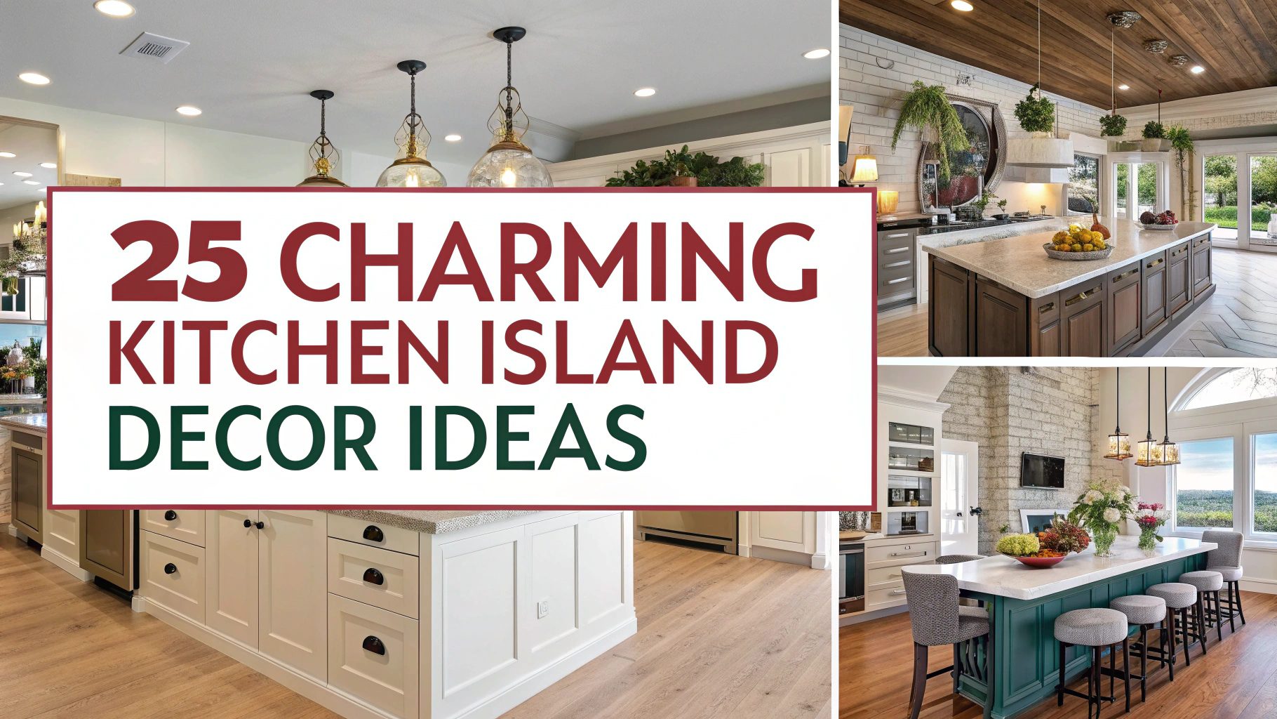 25 Charming Kitchen Island Decor Ideas