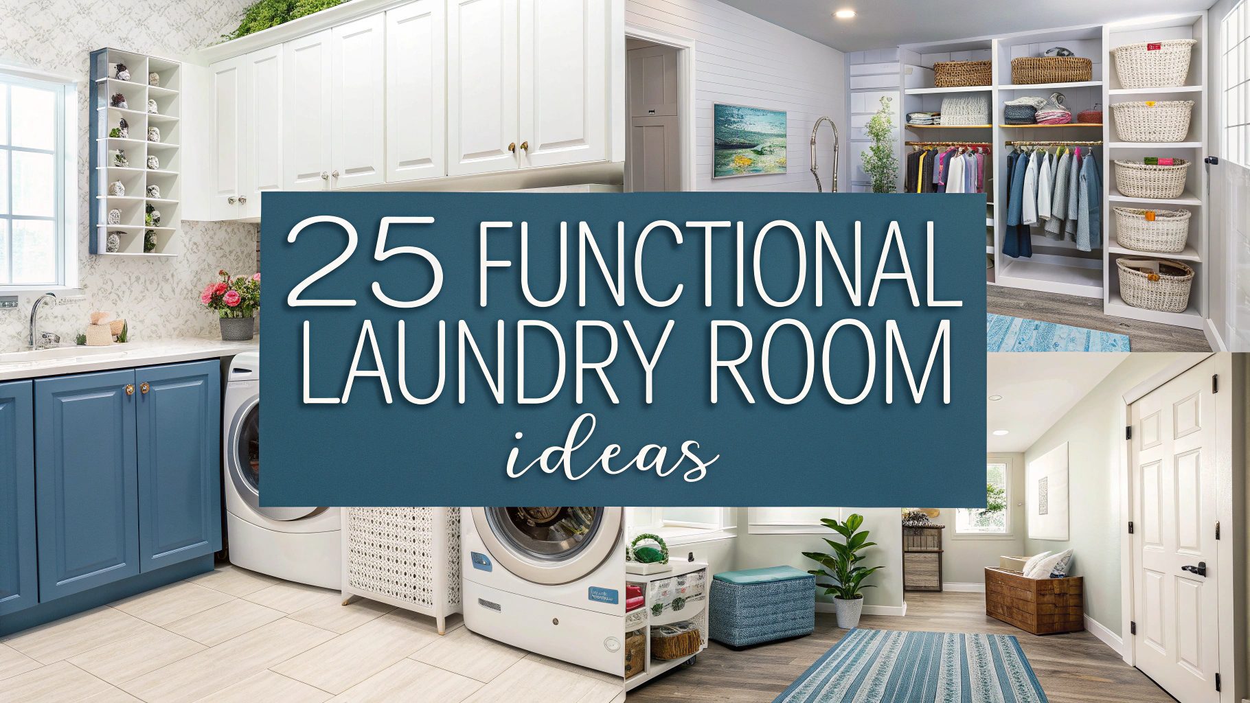 25 Functional Laundry Room Ideas