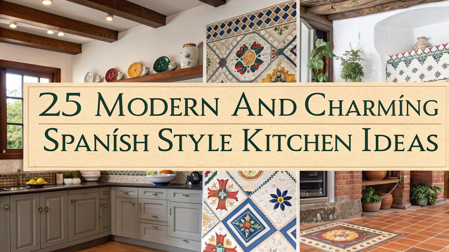 25 Modern And Charming Spanish Style Kitchen Ideas