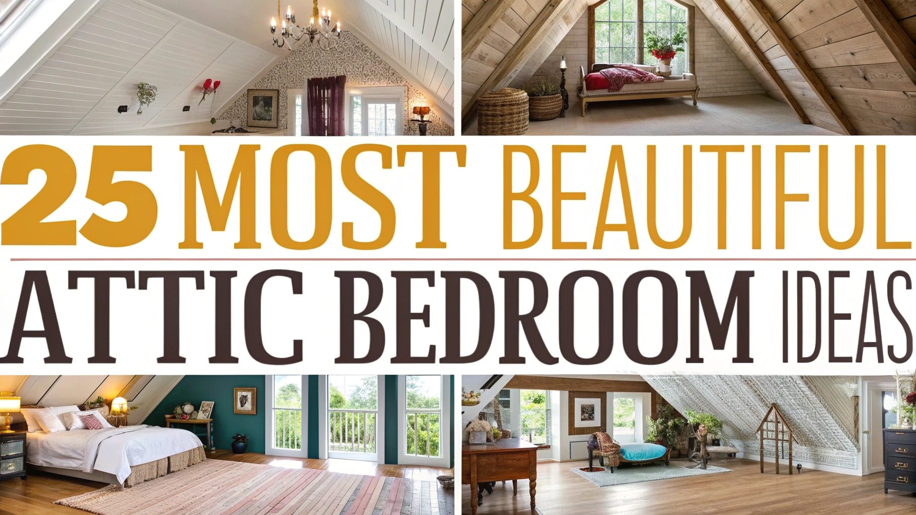 25 Most Beautiful Attic Bedroom Ideas