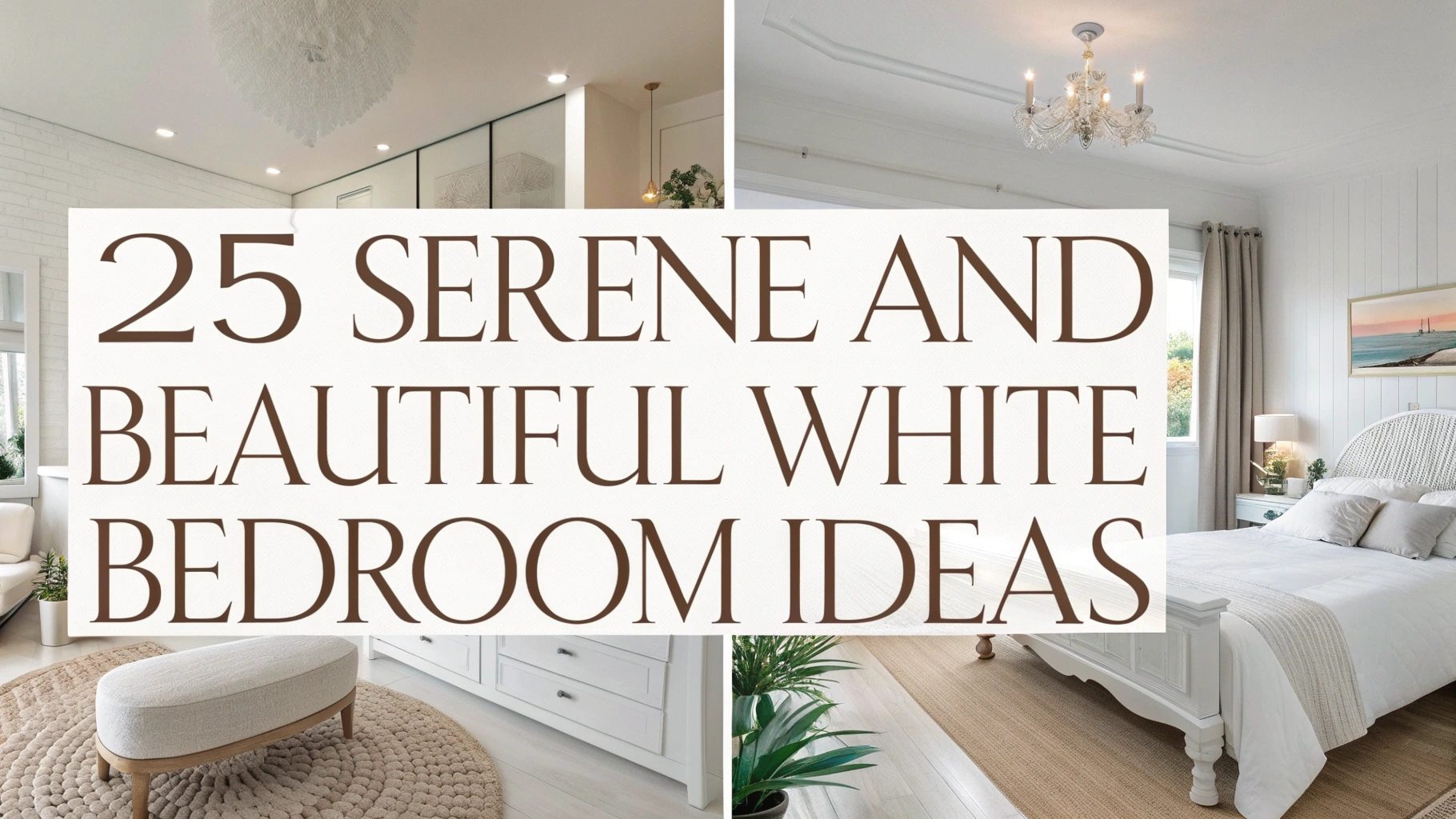 25 Serene And Beautiful White Bedroom Ideas