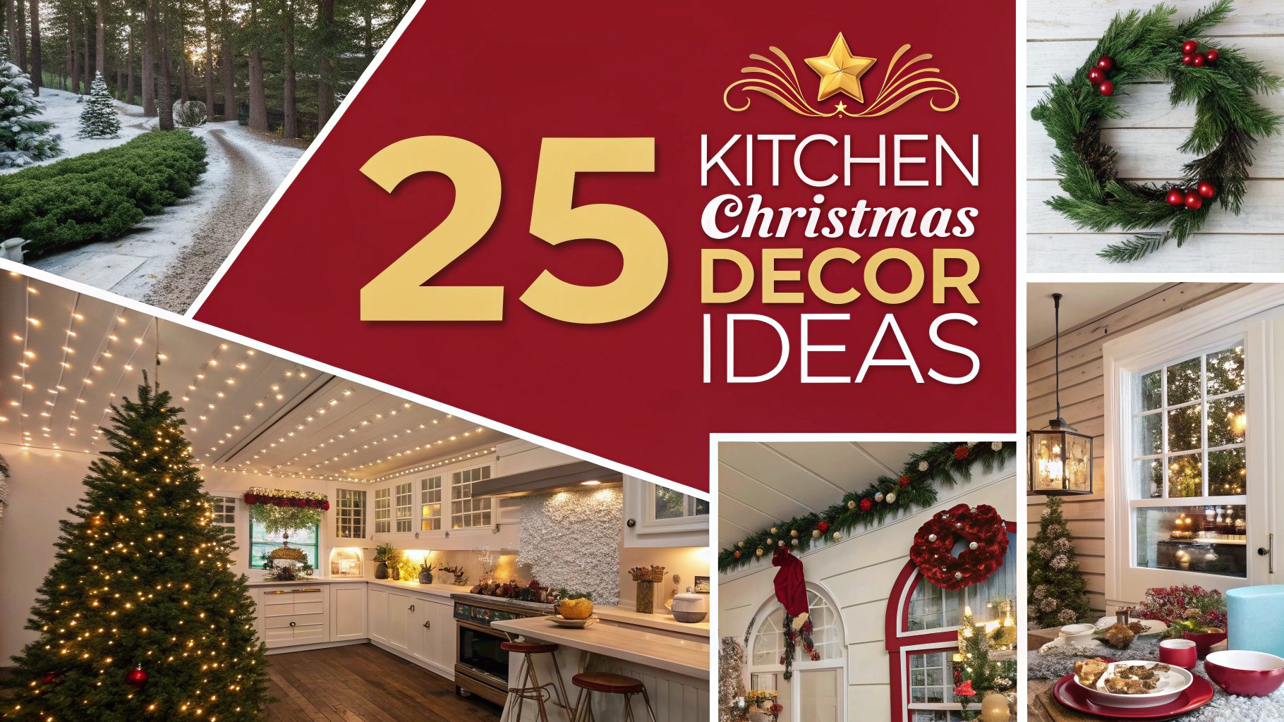 25 Vibrant Kitchen Christmas Decor Ideas