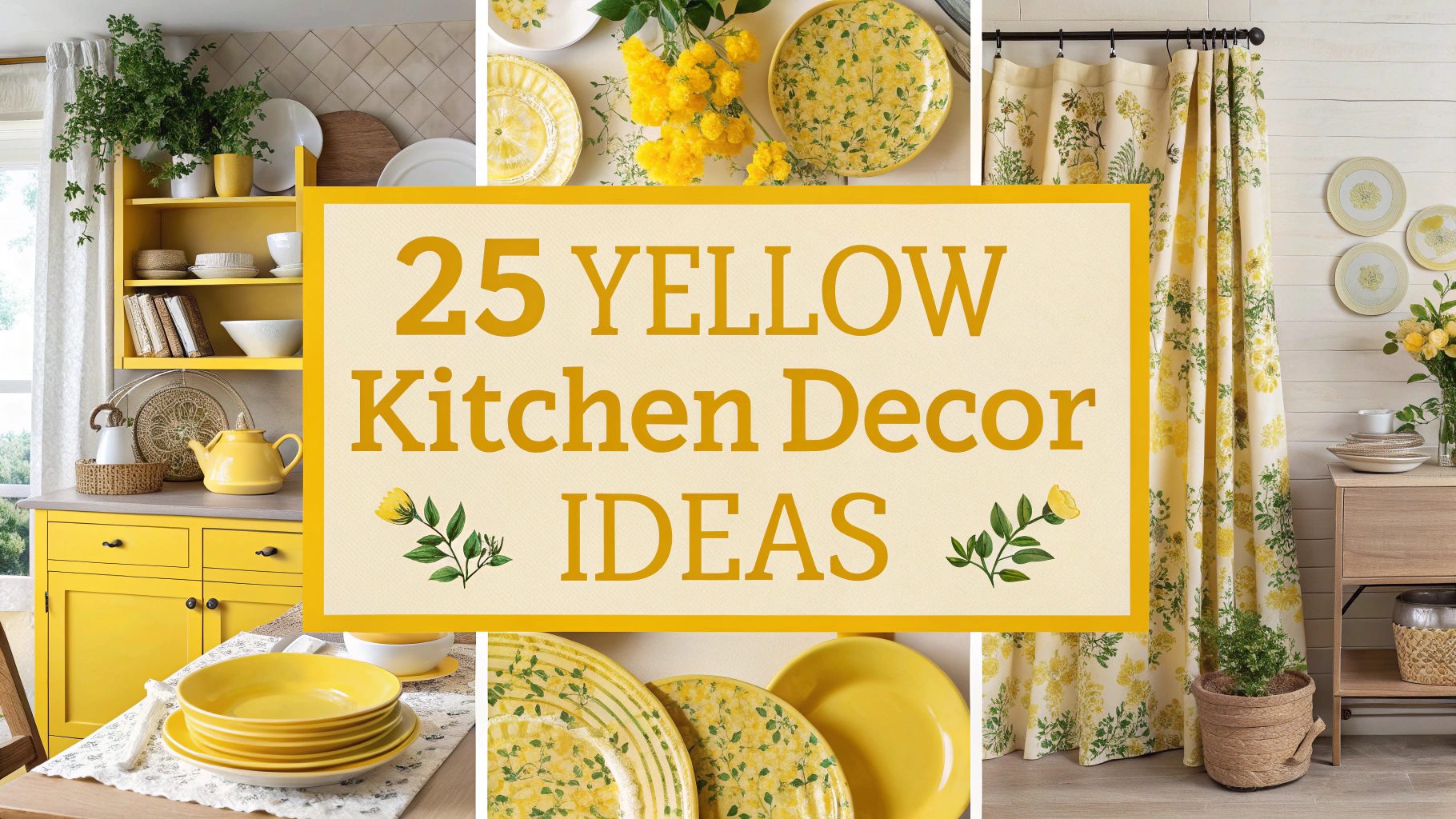 25 Yellow Kitchen Decor Ideas