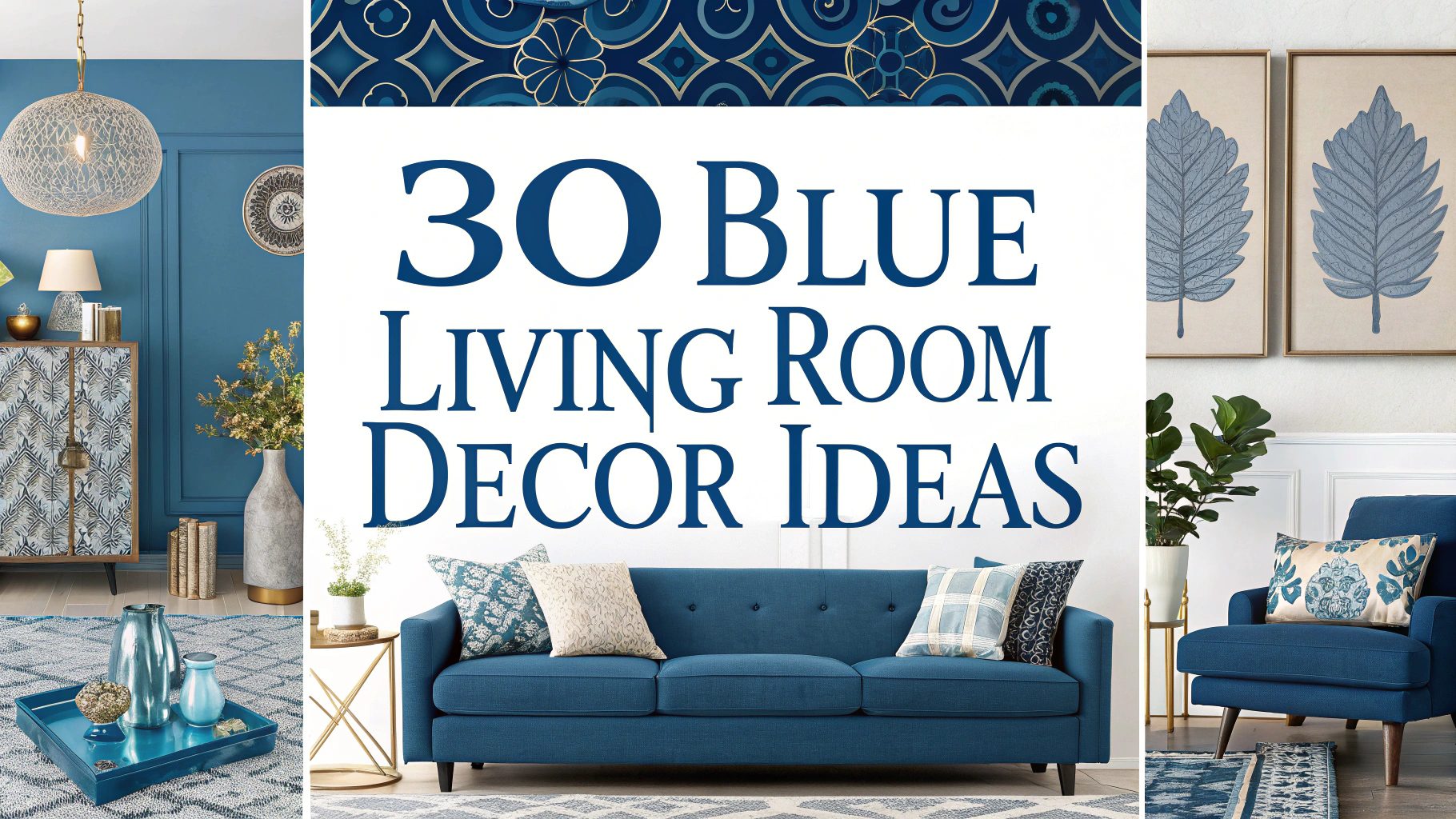 Blue Living Room Decor Ideas