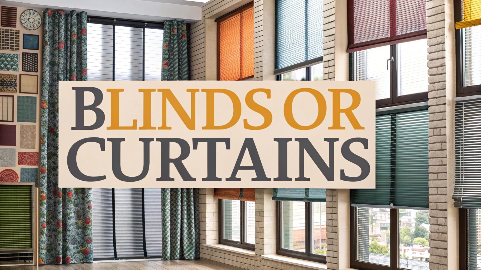 Blinds or Curtains