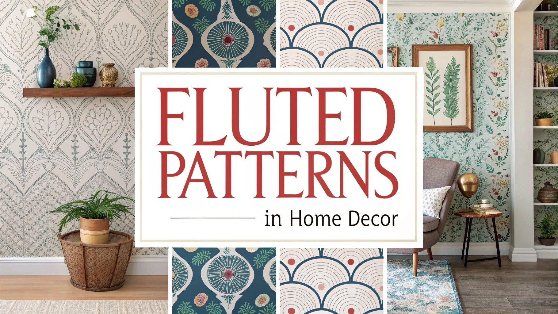 Fluted Patterns in Home Decor