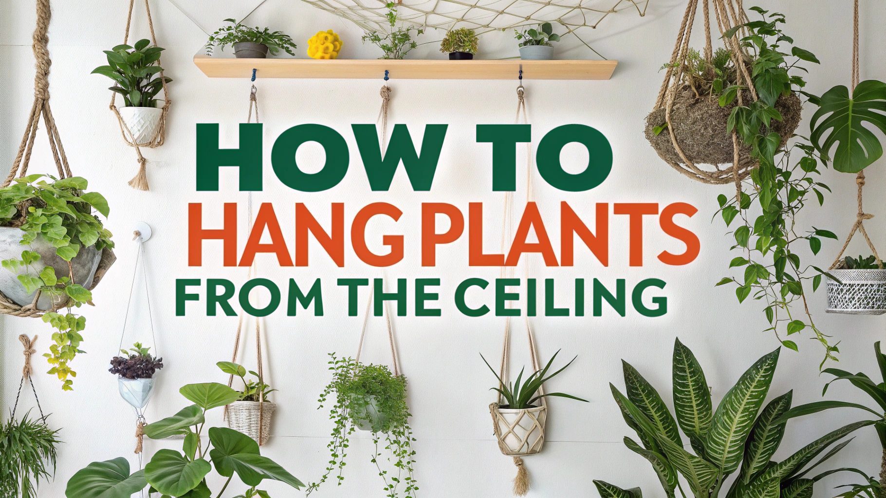How To Hang Plants From The Ceiling