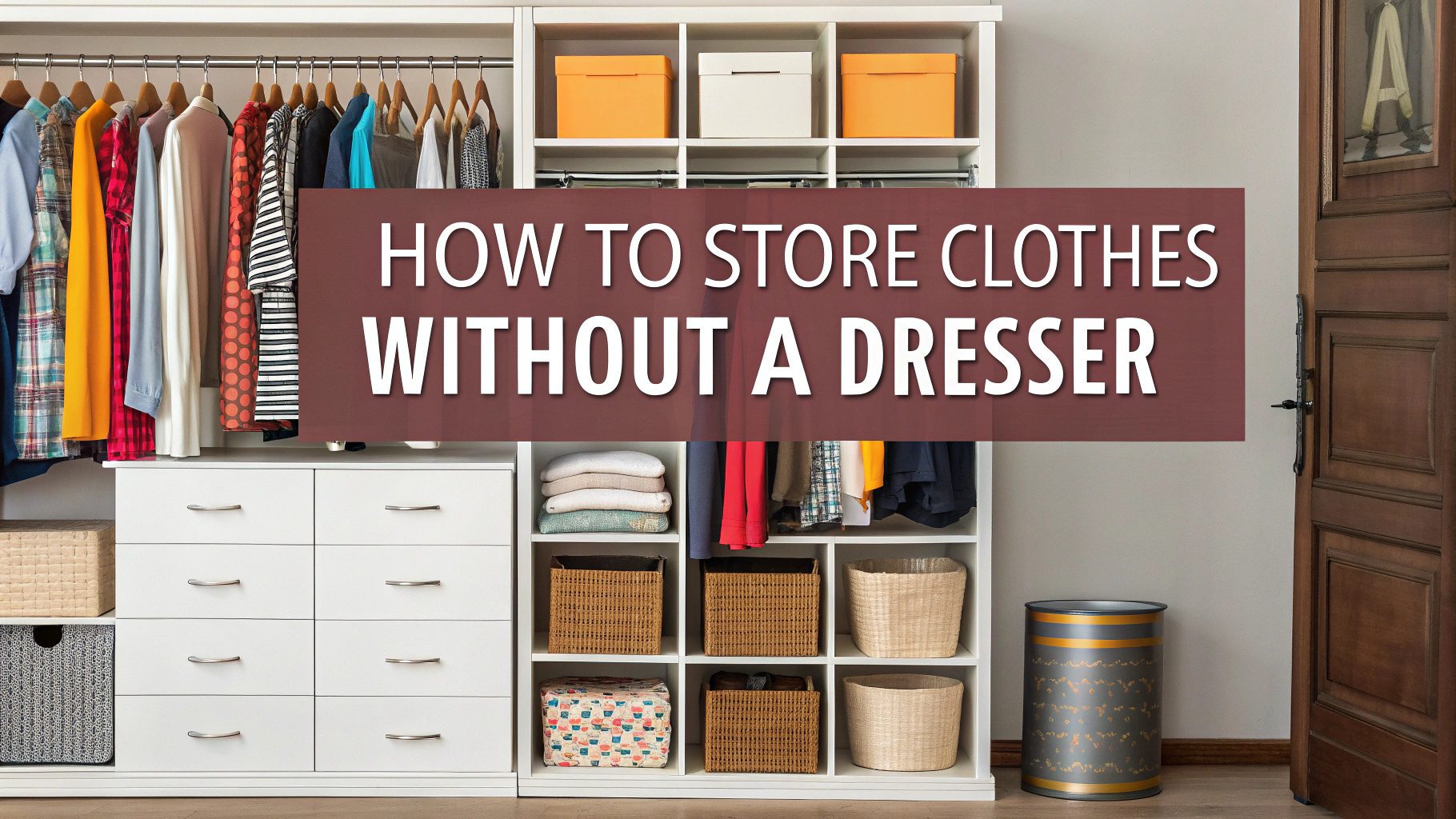 How To Store Clothes Without A Dresser