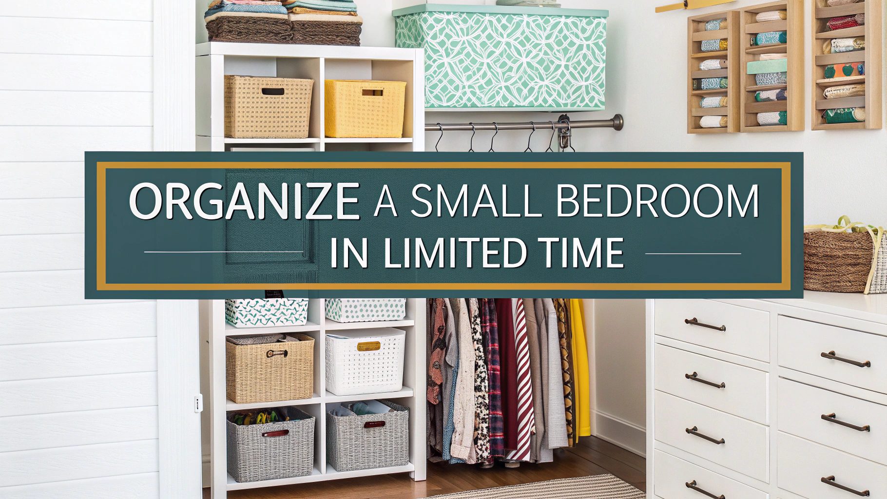Organize A Small Bedroom In Limited Time