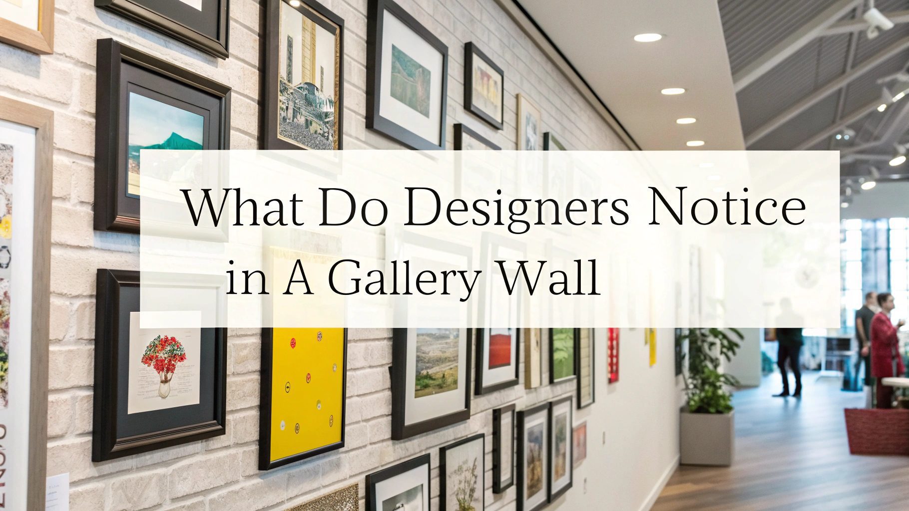 What Do Designers Notice In A Gallery Wall