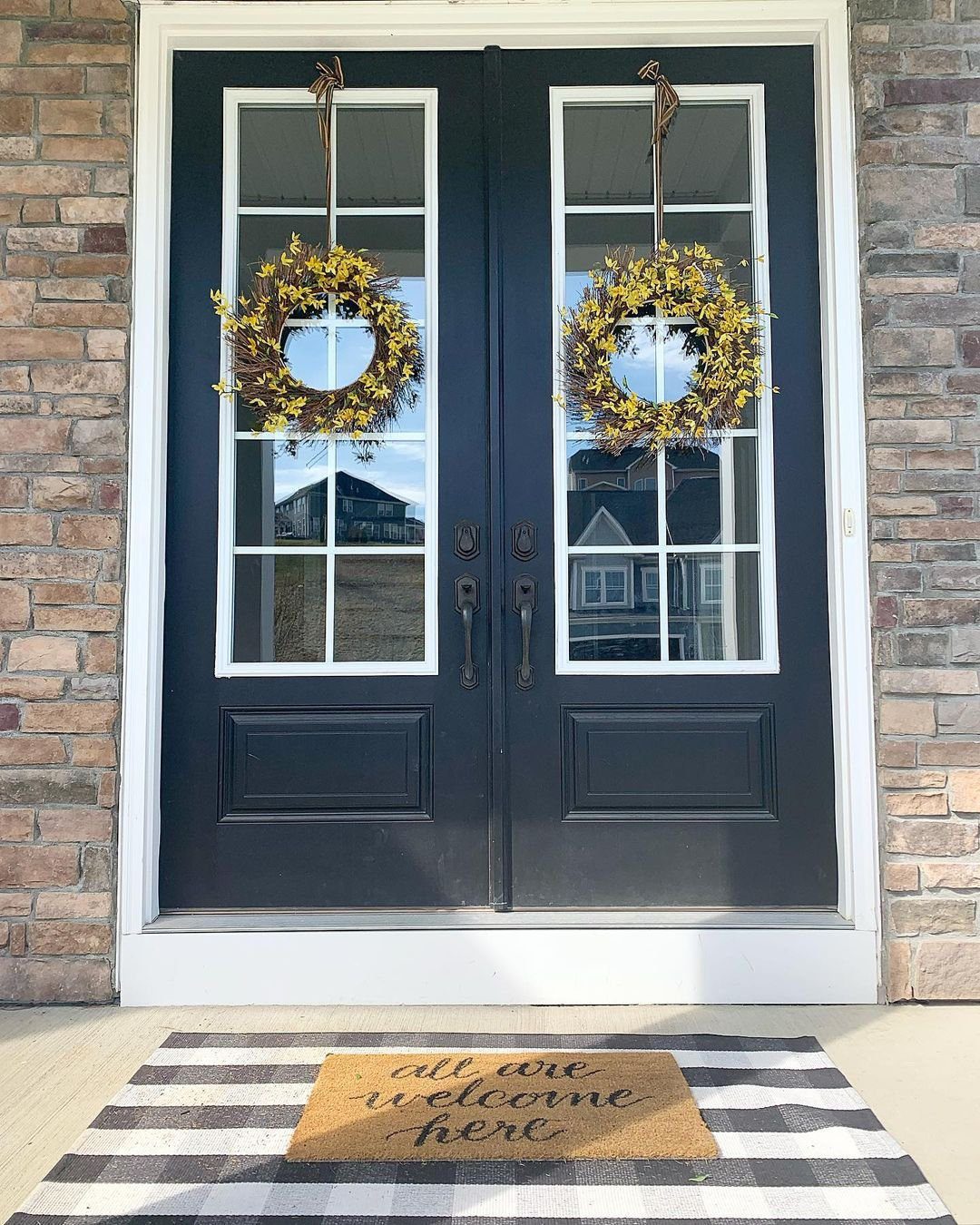Welcoming Symmetry Exterior Doors