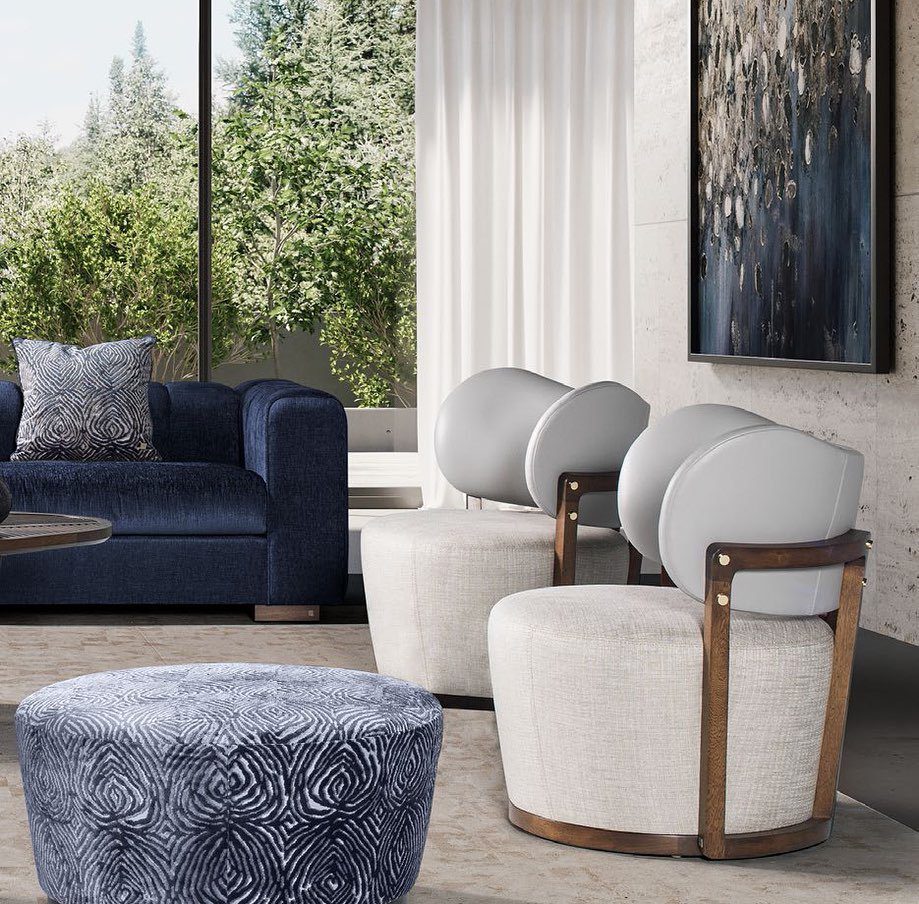 Contemporary Barrel Chairs for Modern Farmhouse Chic