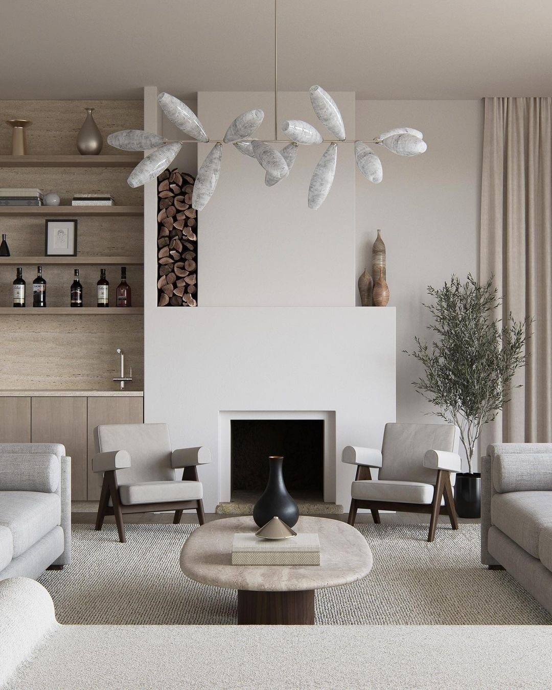 Minimalist Armchairs for Modern Farmhouse Elegance