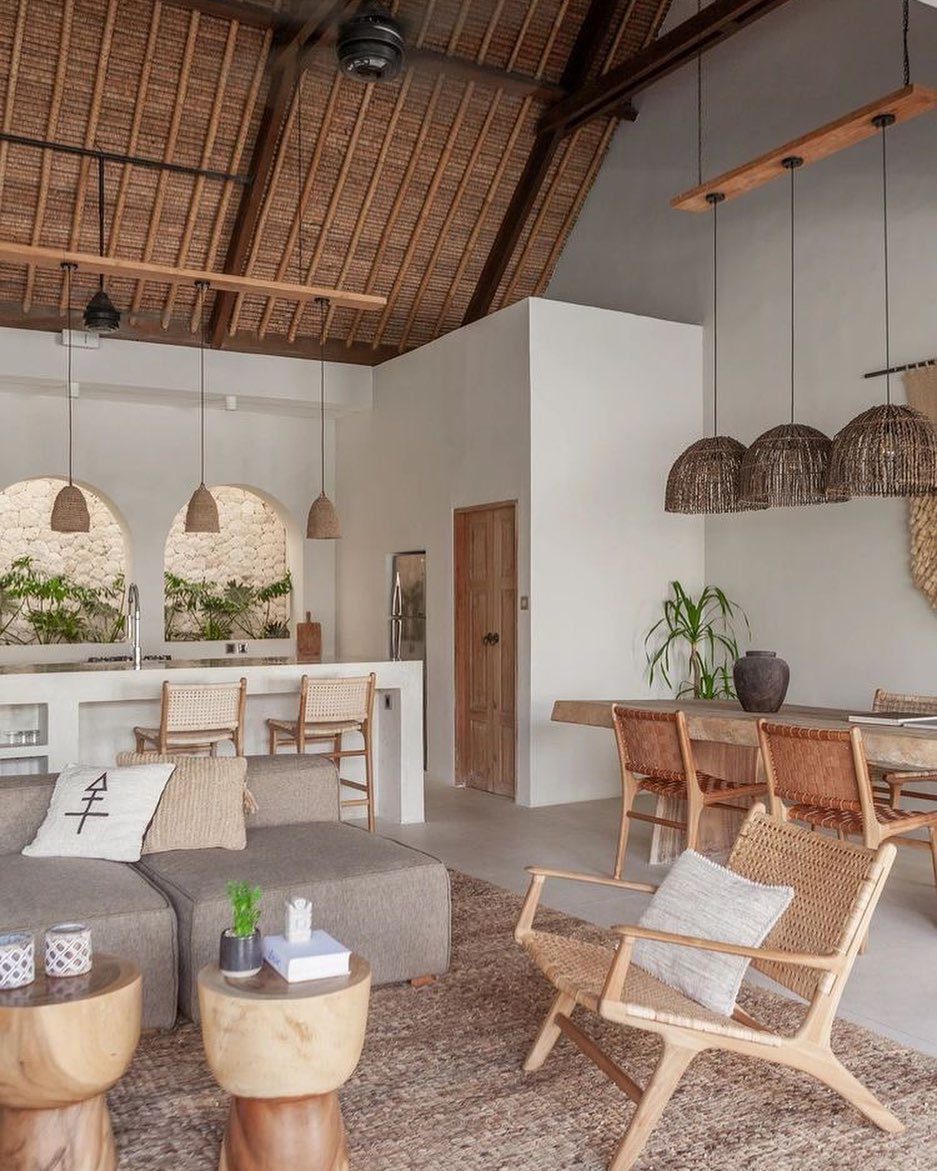 Natural Woven Chairs for Rustic Charm