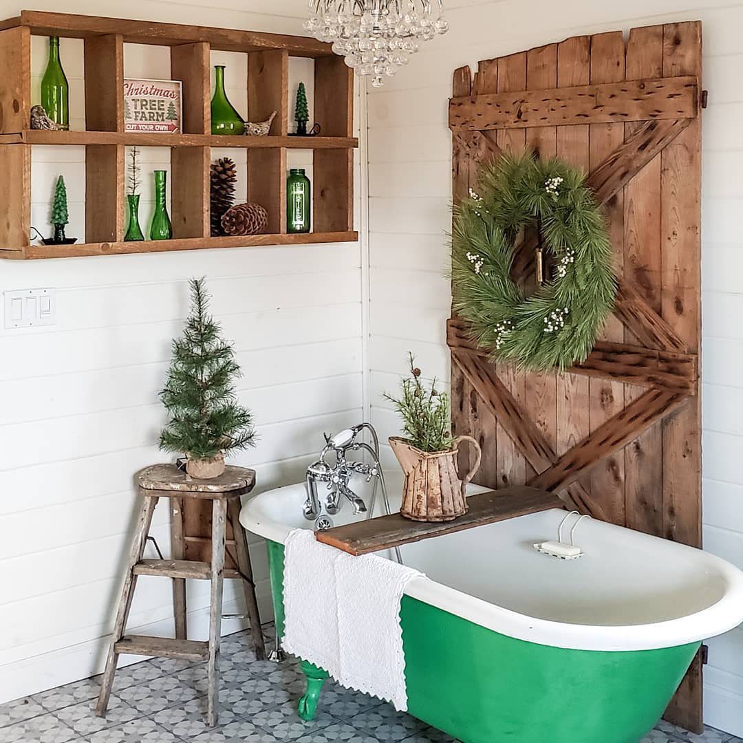  Rustic Green Christmas Charm