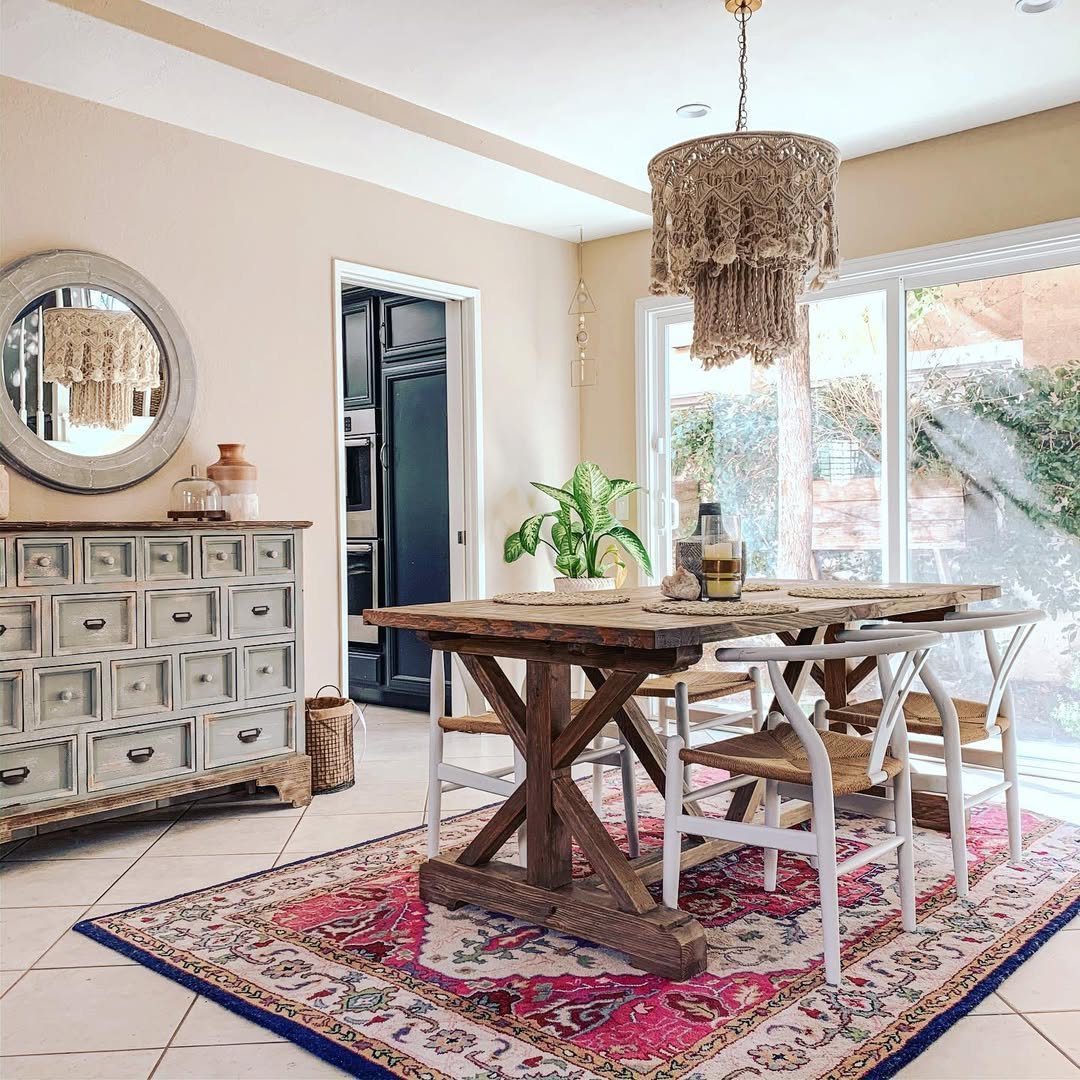 A Sunlit Blend Of Boho And Rustic Charm