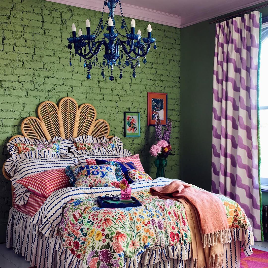 Vibrant Patterns And Statement Lighting