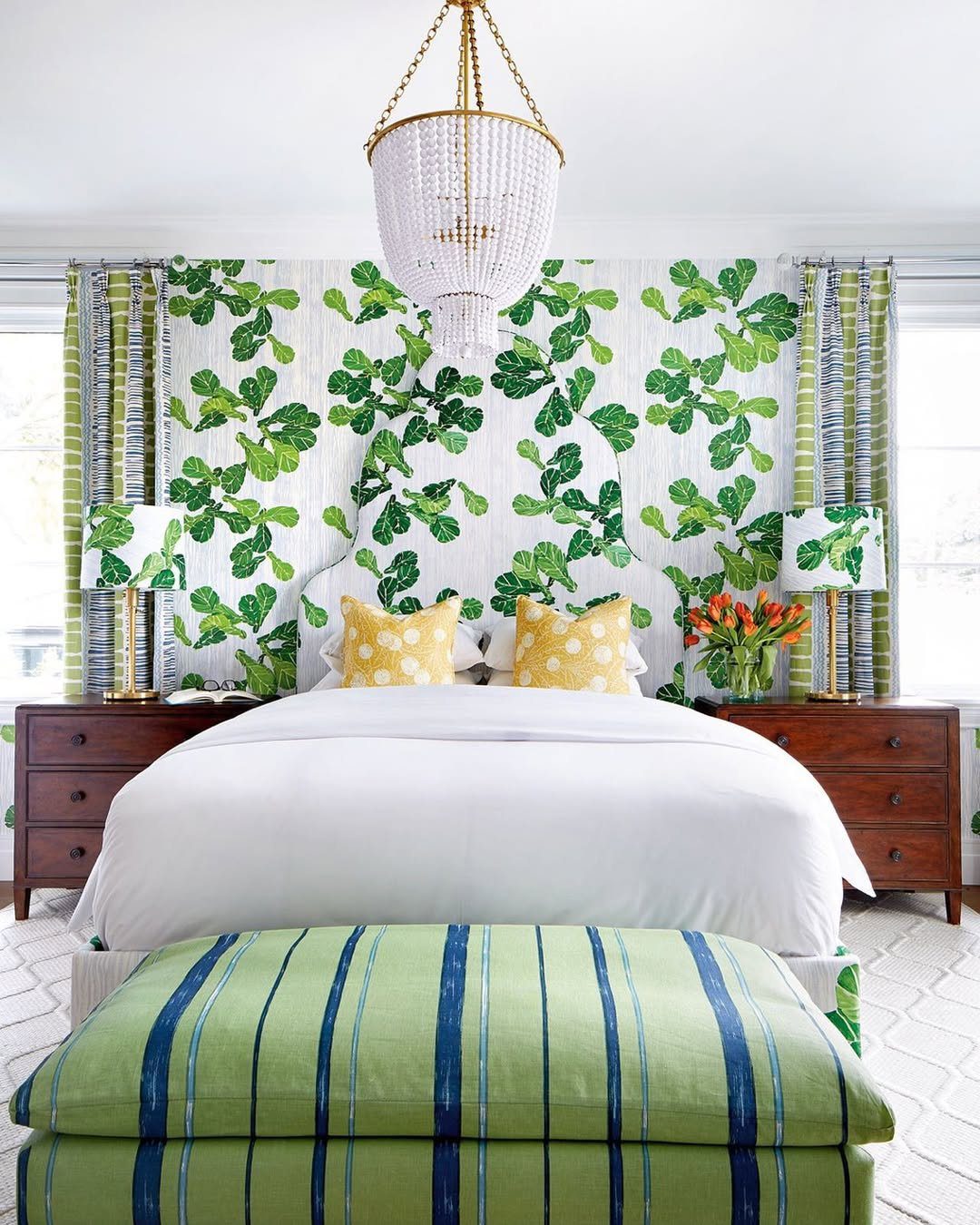 Bold Botanicals With Classic Elegance