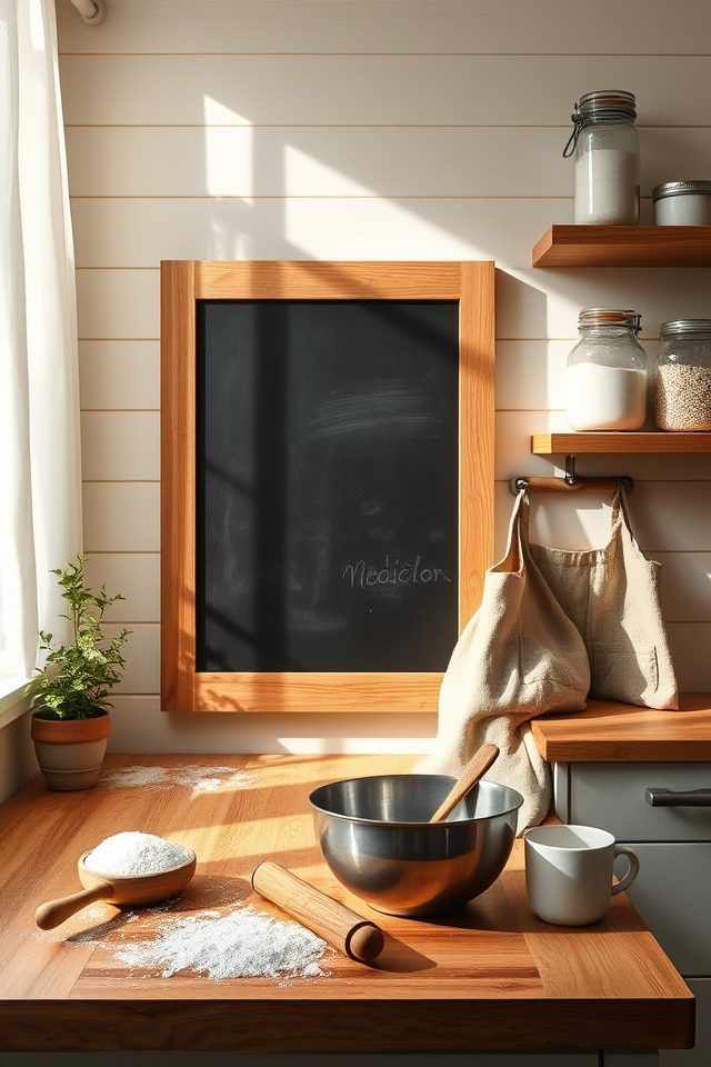 add chalkboard for recipes
